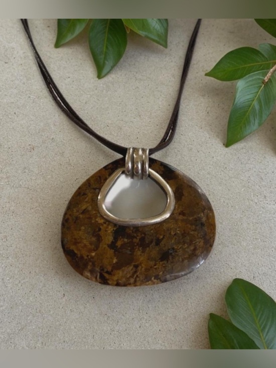 Silpada Jewelry - Silpada Bronze Age Necklace Leather Cord  N2014